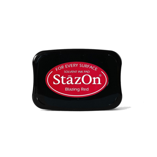 StazOn Blazing Red Ink - Stamp pad