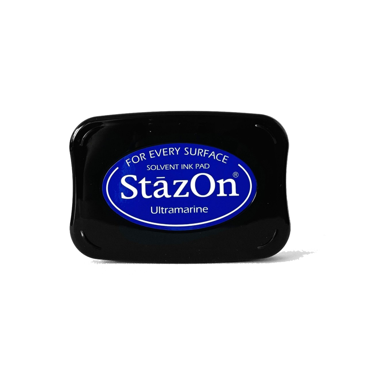 SZ61 StazOn quick dry solvent ink pad Blue color โลกตรายาง