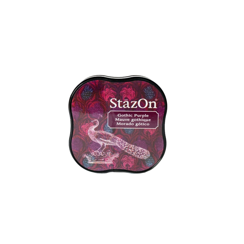 SZM-13 StazOn Midi Stamp pad+Purple color ink - โลกตรายาง