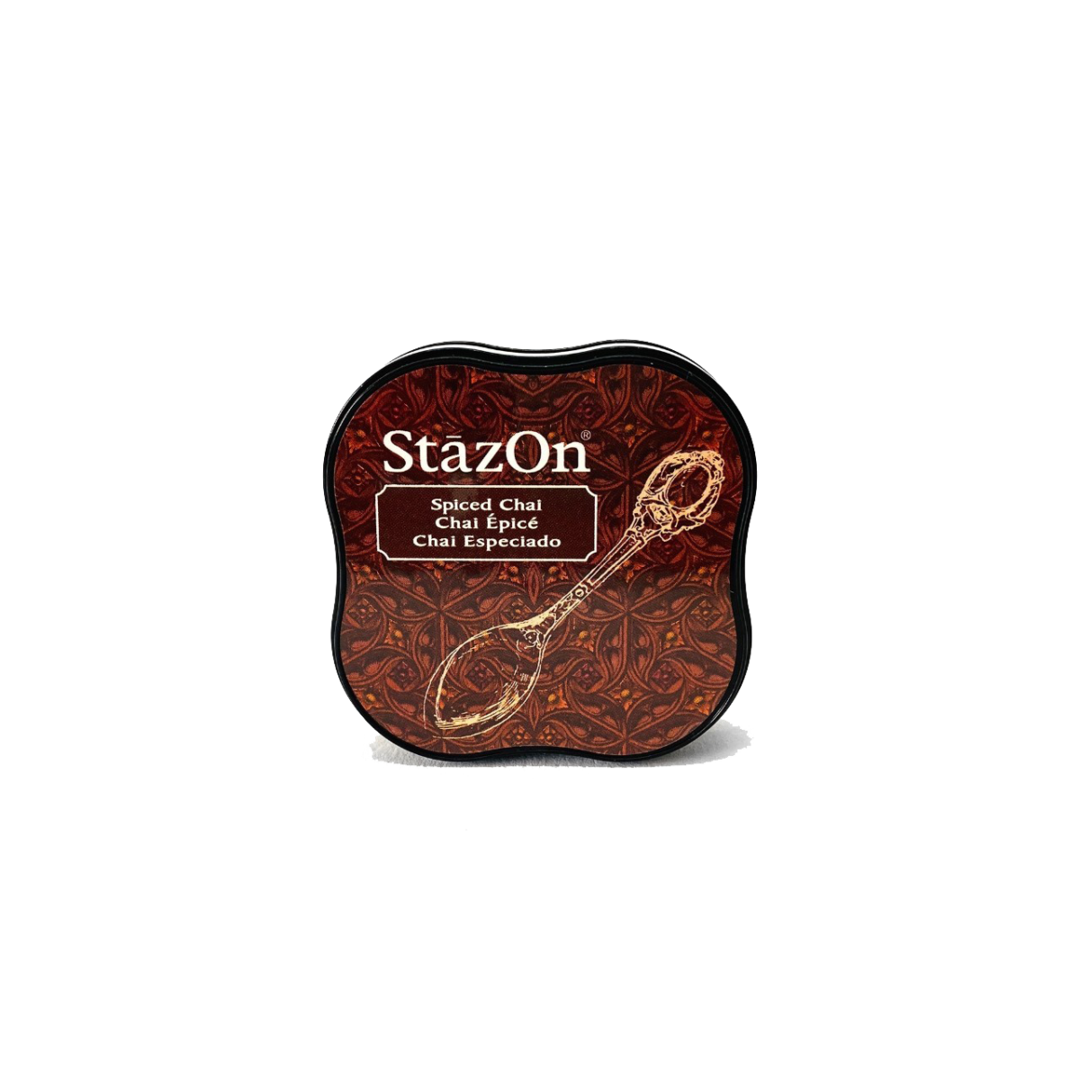 SZM-45 แป้นประทับเล็กเติมหมึกสีน้ำตาล ตรา StazOn - โลกตรายาง